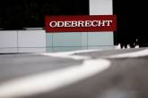 Logo da Odebrecht em frente a sede da empresa em São Paulo