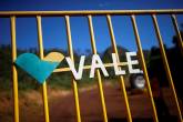 A logo of the Brazilian mining company Vale SA is seen in Brumadinho